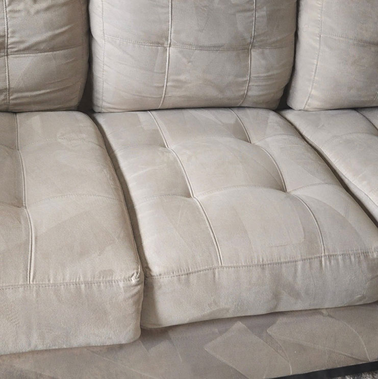 Sofa-upholstery-clean Steam cleaned upholster on a large couch
